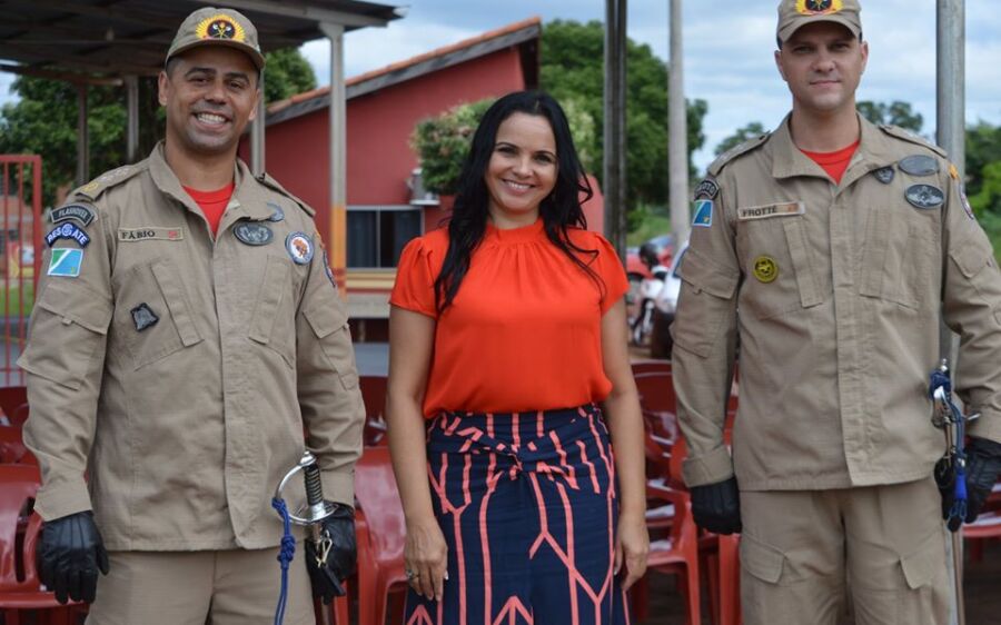Troca de comando 5º Subgrupamento  de Bombeiros Militar de Coxim