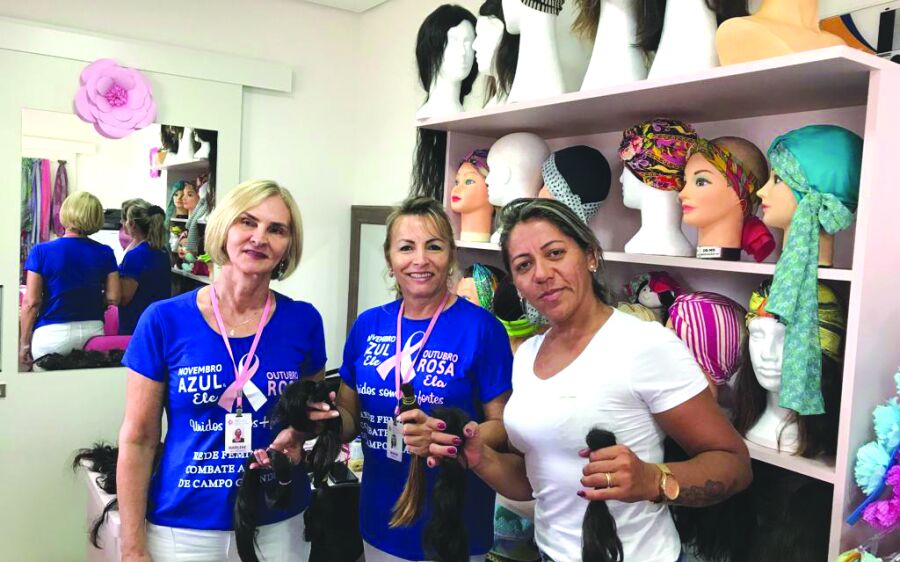Doadores de cabelo recebem corte e hidratação grátis no salão “Fio a Fio” em Coxim
