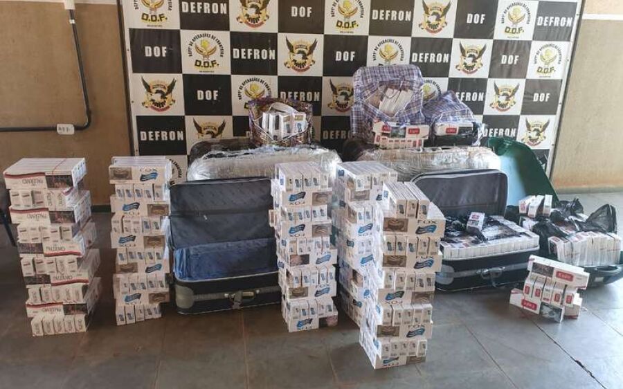 Operação do DOF flagra cinco pessoas com 400 quilos de contrabando
