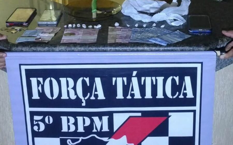 Polícia Militar prende autores de tráfico de drogas e cumpre mandado de prisão em Coxim