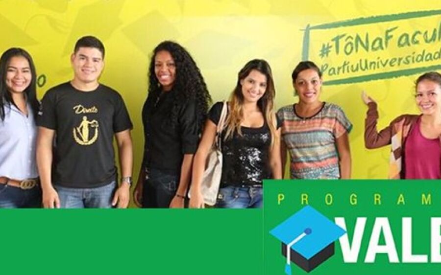Inscrições para o Programa Vale Universidade começam na próxima terça-feira