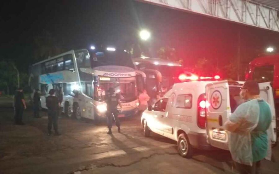 Operação policial detém em ônibus no MS suspeita de estar com coronavírus que fugiu de SP