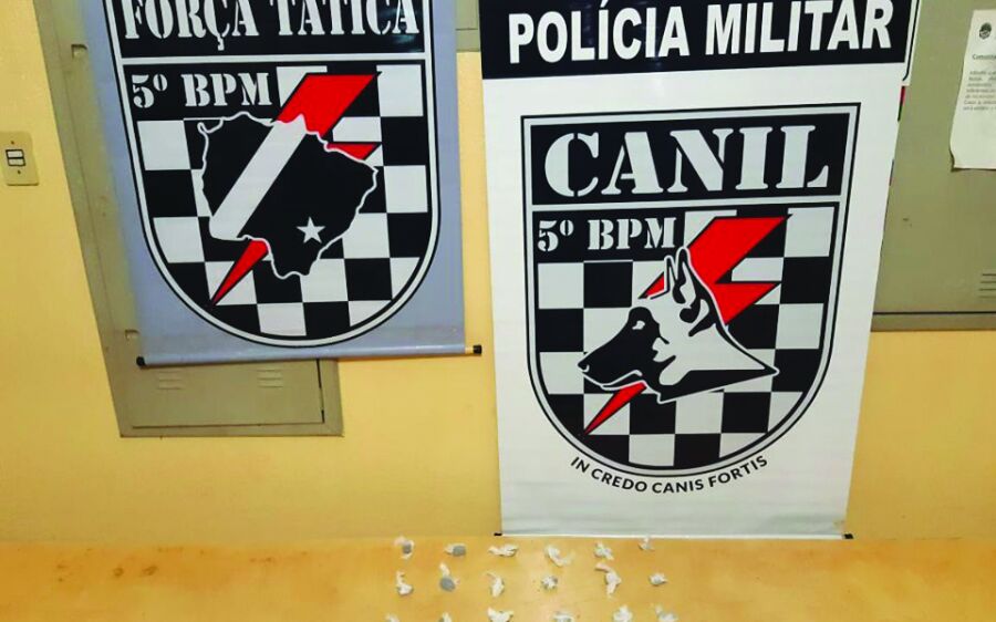 Polícia Militar apreende maconha e fecha boca de fumo em Coxim