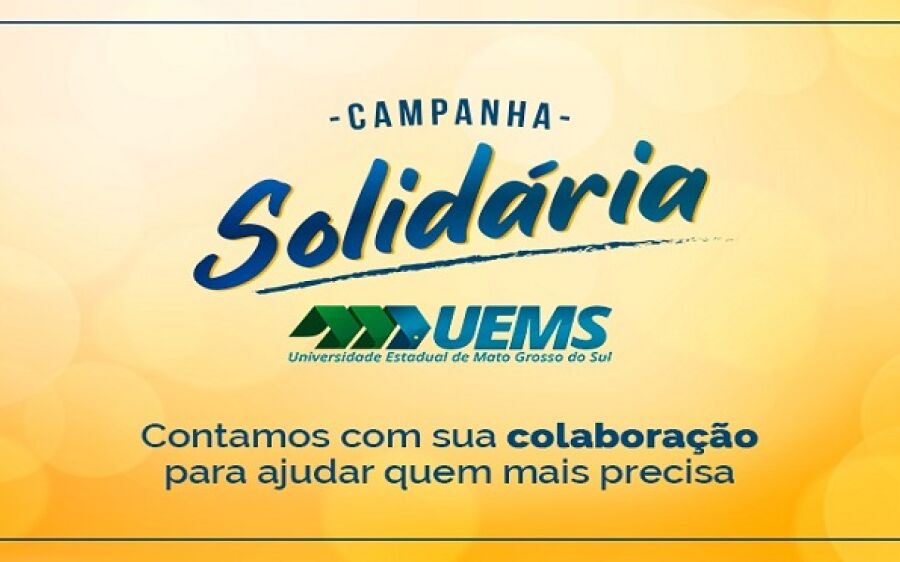 UEMS promove campanha em auxílio à população vulnerável do Estado
