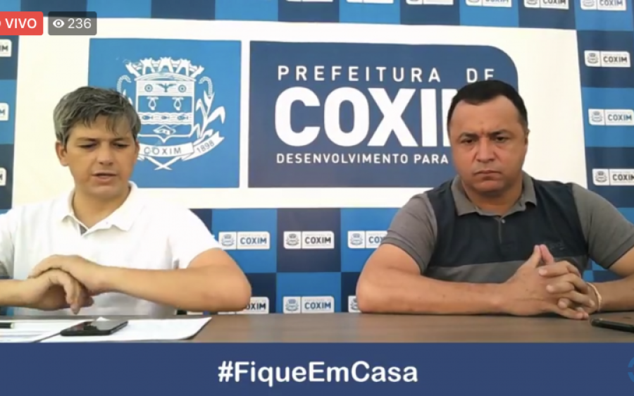 Uso de máscaras passa a ser obrigatório para transitar em Coxim a partir de segunda-feira