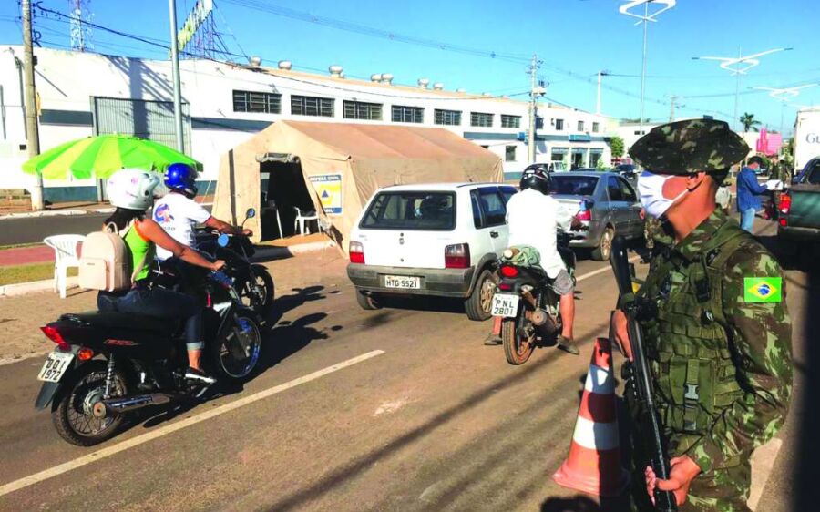 Exército Brasileiro passa a apoiar barreiras sanitárias  em Coxim