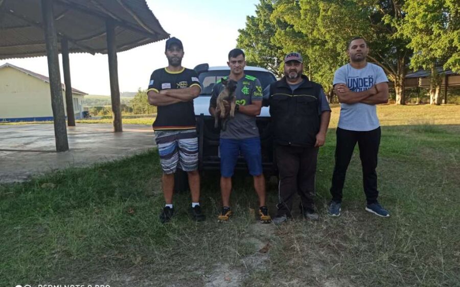 PM de Coxim recebe doação de mais um cão para atuação no combate e repressão ao tráfico de drogas