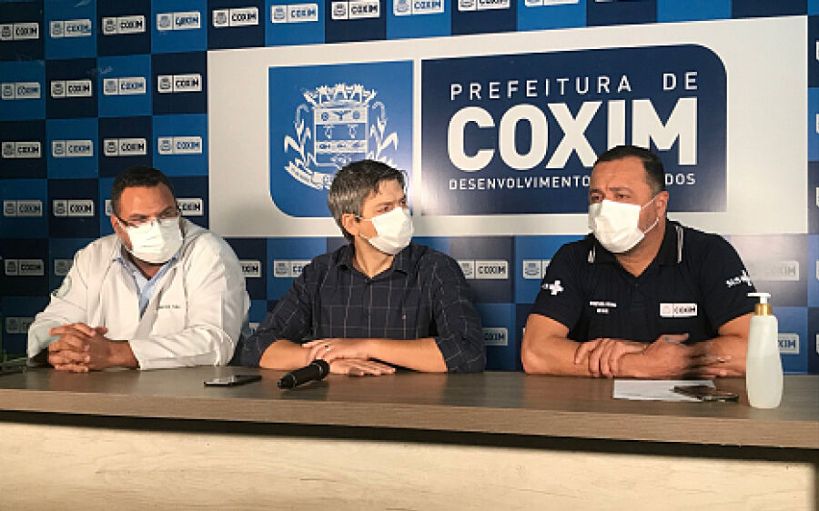 Prefeito e secretário pedem calma, confiança e colaboração ao cidadão coxinense