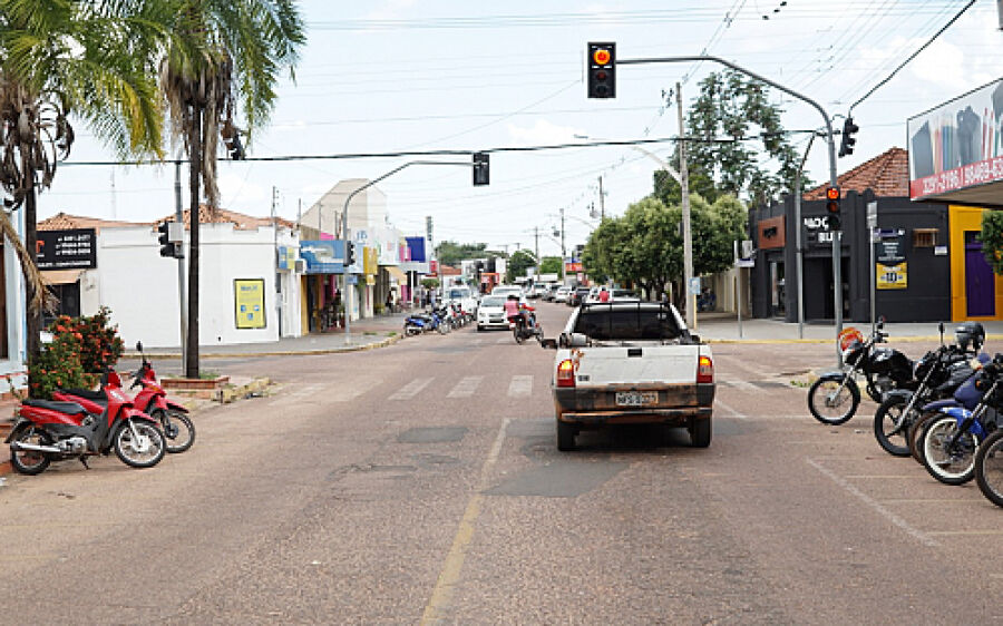 Vias públicas que concentram comércio em Coxim serão desinfectadas nesta sexta