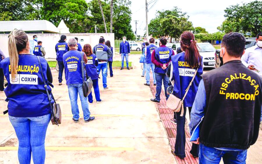 Prefeitura de Coxim intensifica fiscalização de medidas  preventivas à Covid