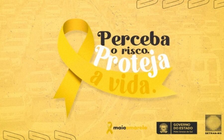 Durante o Maio Amarelo, Detran-MS faz campanha com vídeos educativos nas redes sociais