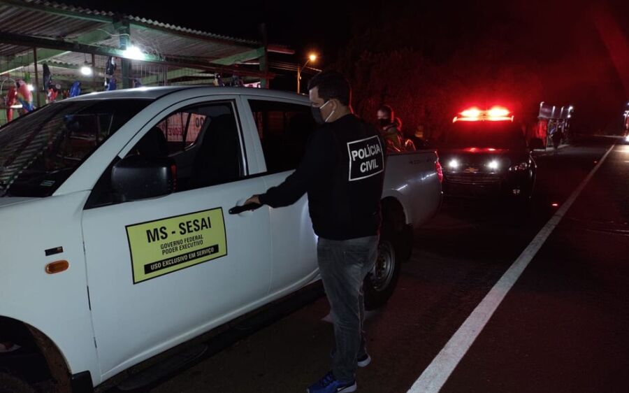 Servidor público é preso em MS com 350 quilos de maconha em carro oficial da saúde indígena