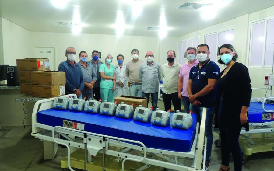 Comerciantes de Coxim doam equipamentos para ajudar na ativação de UTIs do HR