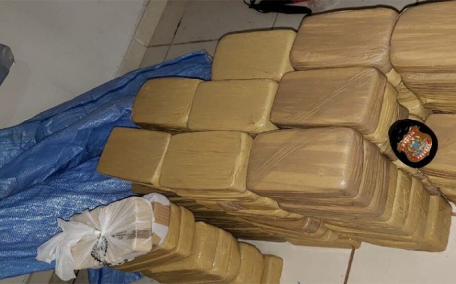 Federal estoura depósito de cocaína e apreende carga de R$ 3 milhões