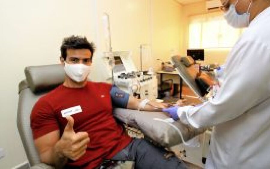 Hemosul realiza primeira coleta de plasma de sangue humano para tratamento do coronavírus