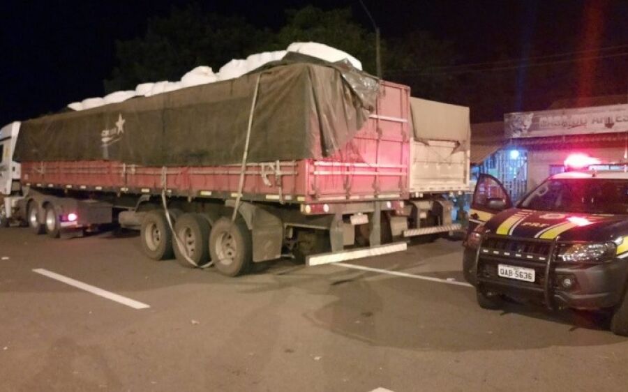 PRF apreende 307,8 Kg de cocaína em carga de fertilizantes em MS