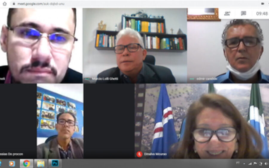 Vereadores e consultor especializado discutem mudanças na Lei Orgânica Municipal em reunião online