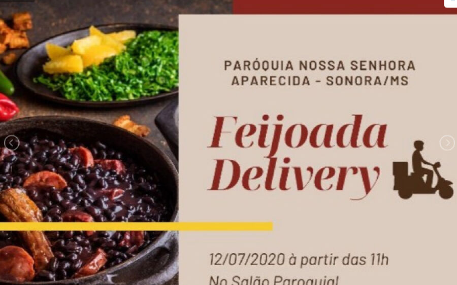 Igreja Católica realiza Feijoada Delivery para custeio de ações sociais em Sonora