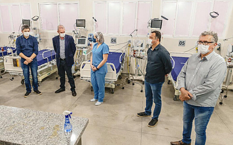 Autoridades inauguram UTI do Hospital Regional de Coxim 