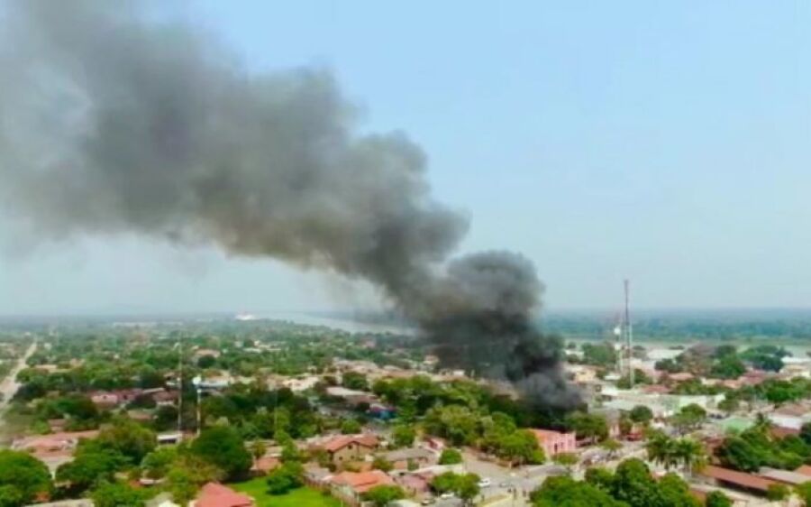 Comitê de candidato a prefeito é incendiado em MS