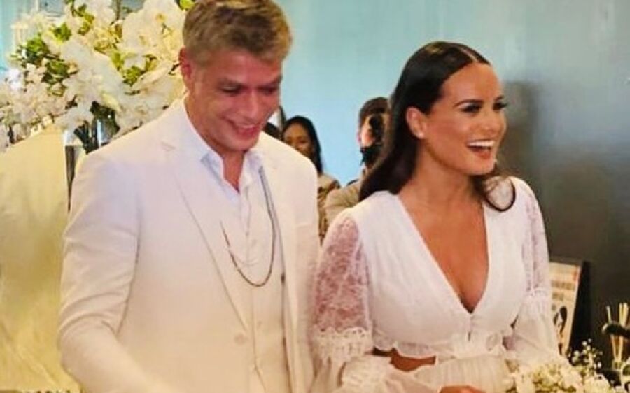 Fabio Assunção se casa no civil com Ana Verena
