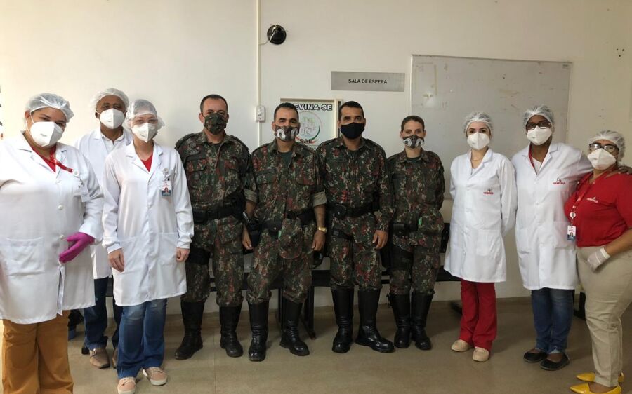 Polícia Militar Ambiental de Coxim adere a campanha de doação de sangue do HR