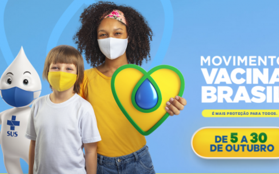 Sábado é dia de levar crianças e adolescentes para vacinar 