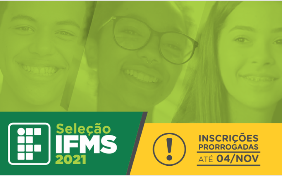 Inscrições para cursos técnicos integrados gratuitos do IFMS vão até 4 de novembro