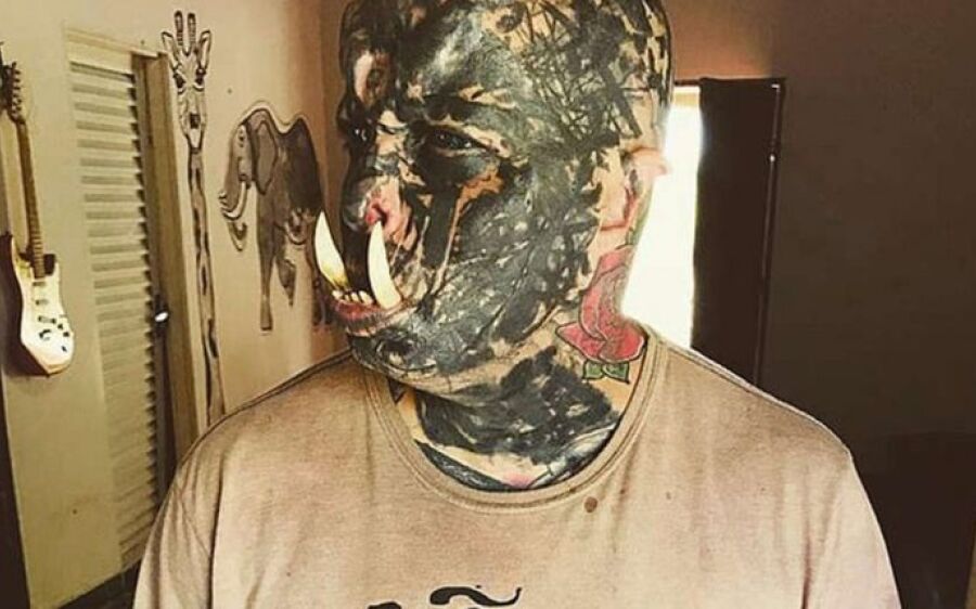 Conheça o tatuador de MS que virou notícia internacional ao implantar presas na boca