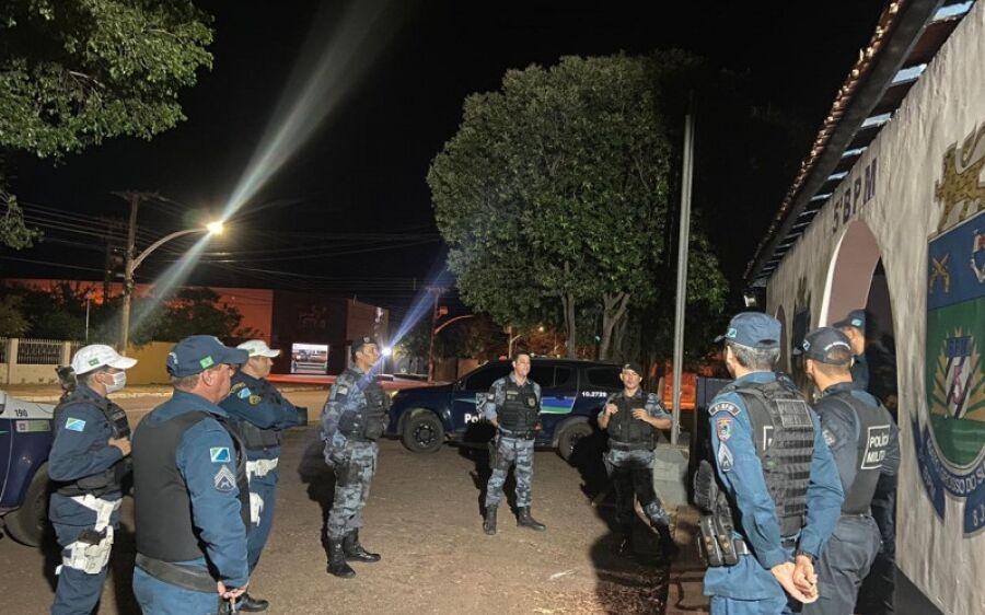 Polícia militar realiza Operação Tranquilidade em Coxim