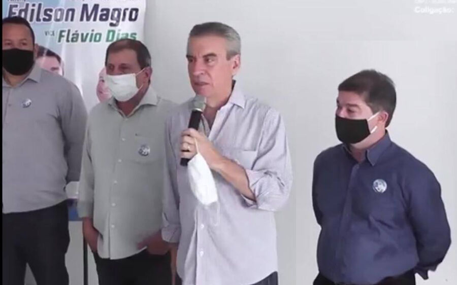 Presidente da AL Paulo Corrêa, participará de caminhada hoje em Coxim com Edilson Magro