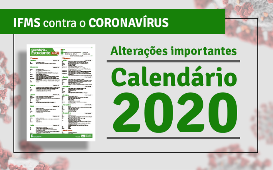 IFMS: Definido calendário do segundo semestre letivo