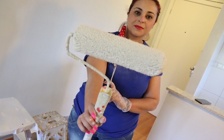Mulher na obra pode? A marida de  aluguel Nattasha Nobre prova que sim