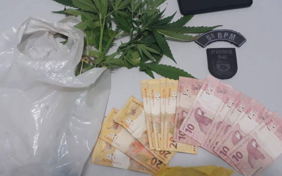 PM apreende adolescente por cultivo de maconha 