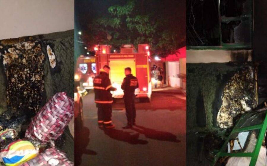 Marido coloca fogo em casa e mata idosa de 80 anos queimada em Campo Grande