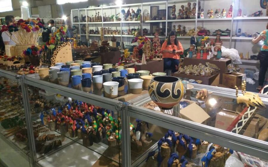 Artesãos levam belezas do Estado para Feira  Nacional em Belo Horizonte com apoio da FCMS