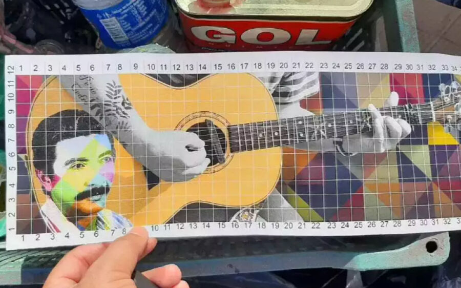 Kobra, um dos maiores muralistas do mundo, inicia projeto em Coxim 