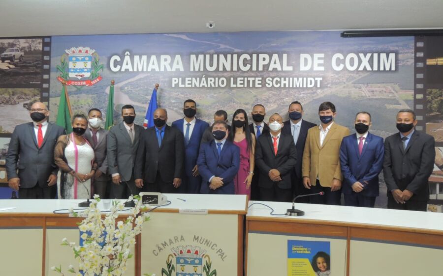 Prefeito e vereadores de Coxim tomam posse nesta sexta-feira dia 1º de janeiro.