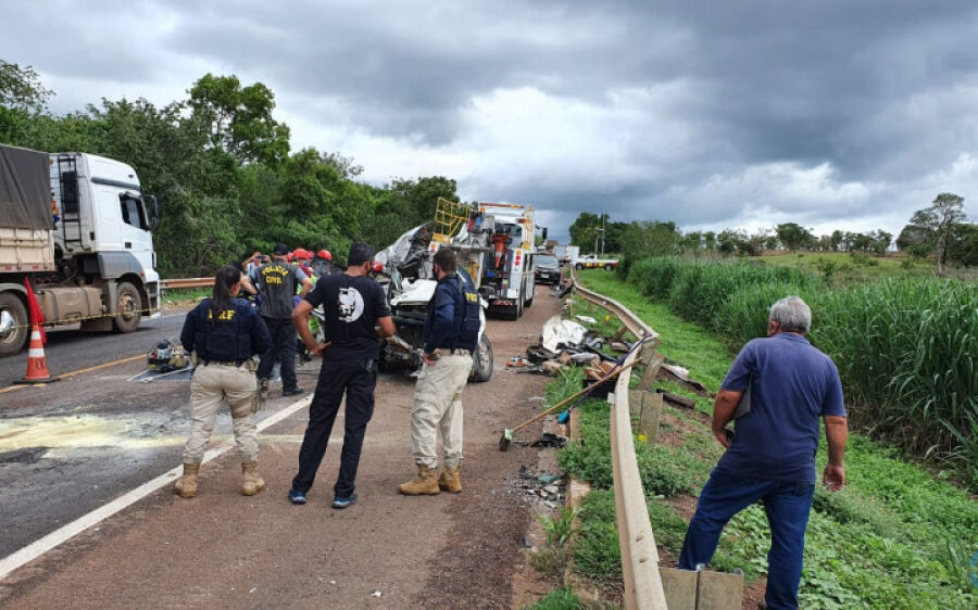 Identificado casal morto em acidente na BR-163 em Pedro Gomes