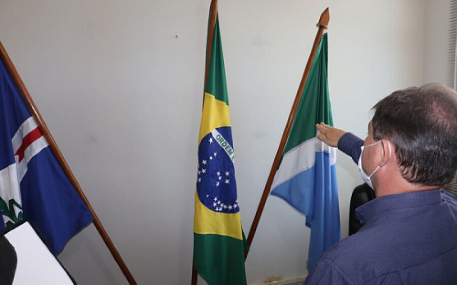 Edilson Magro toma posse como Presidente  da Junta Militar de Coxim
