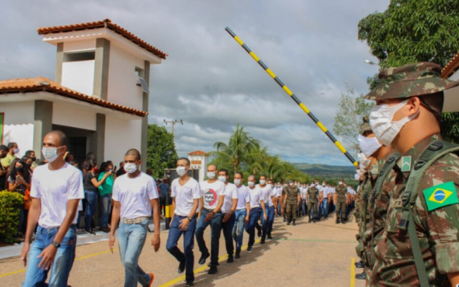 47º Batalhão de  Infantaria realiza  solenidade de  incorporação  de 160 soldados