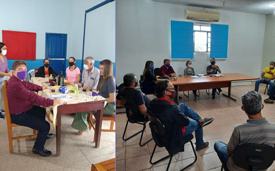 Prefeito visita Centro de Conviver e se reúne com motoristas do transporte escolar