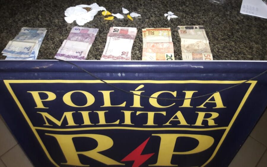 Polícia Militar prende autor em flagrante por tráfico de drogas em Coxim