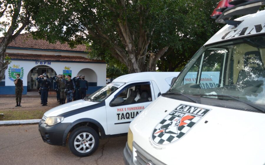 Policial Militar é enterrado com grande cortejo, por familiares e amigos de Coxim e Região