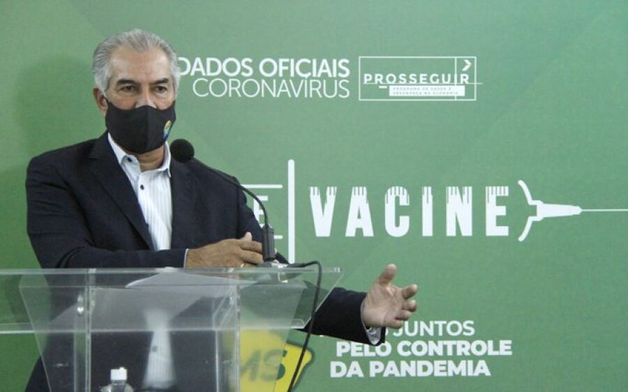 Reinaldo Azambuja convoca prefeitos para  mutirão de vacinação: “não deixem vacinas paradas”