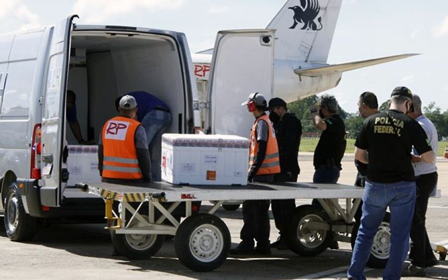 Mato Grosso do Sul recebe 11º lote de vacina contra Coronavírus nesta quinta-feira