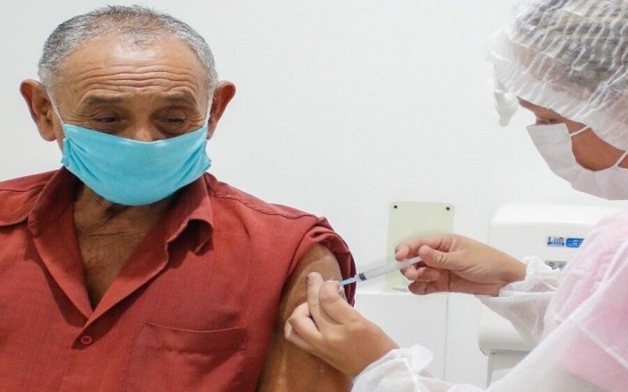 Coxim já tem 4.480 pessoas vacinadas com primeira  dose contra Covid-19