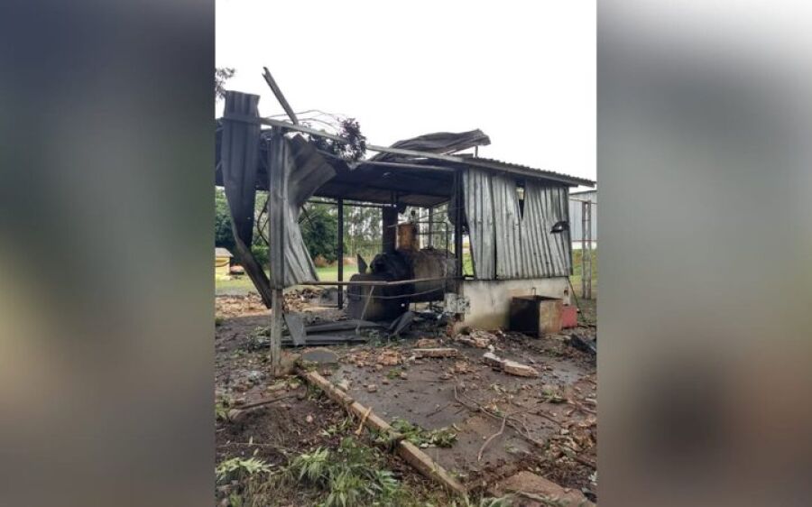 Funcionário de empresa é lançado a dois metros após explosão de caldeira em Jaraguari