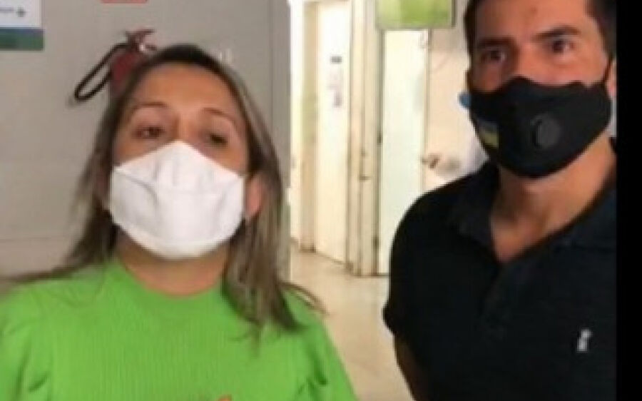 Vereadores Lia Nogueira e Diogo Castilho desrespeitam protocolo para internar assessora