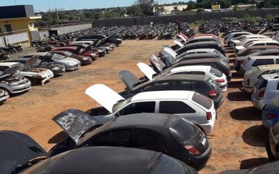 Detran-MS leiloa 150 motos e 30 automóveis a partir desta semana na Capital